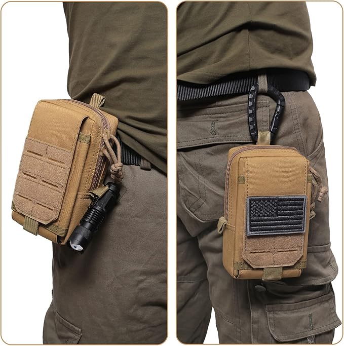 Tactical Molle EDC Pouch Cellphone Pouch Holder Utility Gadget Organizer Bag - Image 5