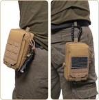 Tactical Molle EDC Pouch Cellphone Pouch Holder Utility Gadget Organizer Bag - Image 5