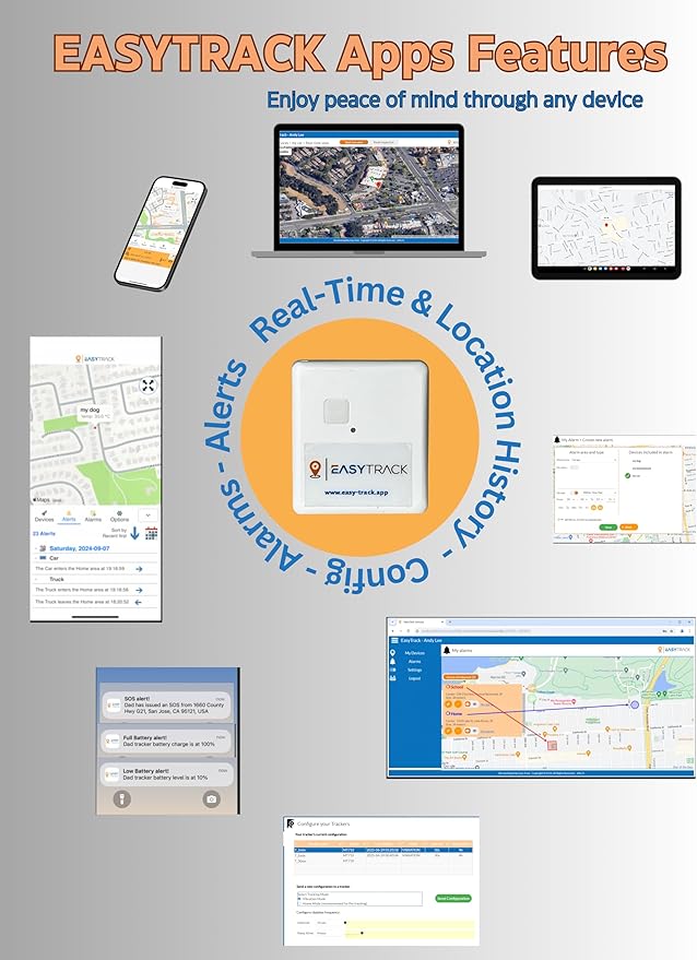 EASYTRACK GPS, Real Time Tracking, Location History, SOS Alerts, Motion - Image 6