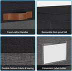 GhvyenntteS Fabric Storage Bins - Image 4