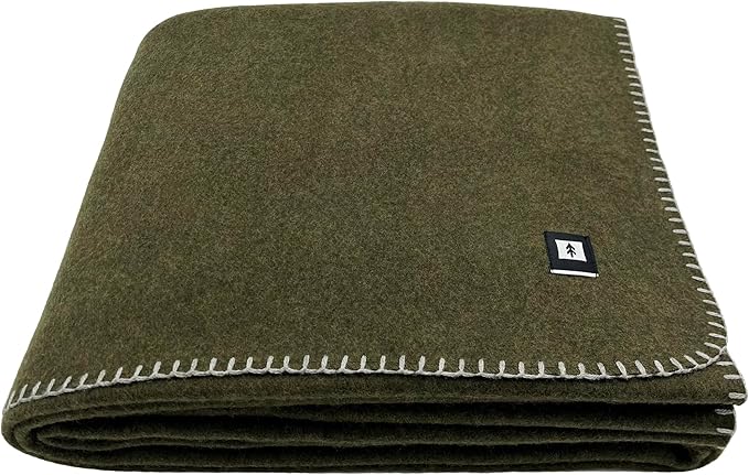 EKTOS 100% Virgin Wool Blanket, Hunting Gear, Better Than Military Surplus by EKTOS