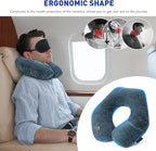 Rewondah Neck Pillows for Travel, Inflatable Travel Pillow, Inflatable Neck - Image 2