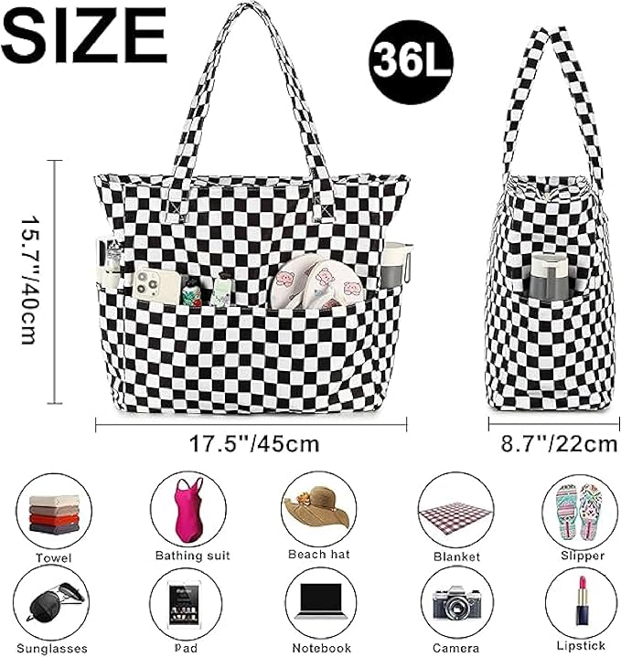 Waterproof Beach Tote Pool Bags - Image 2