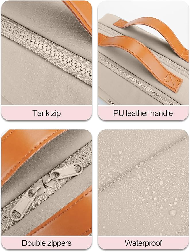 Women's Hanging Toiletry Bag, Waterproof Travel Cosmetic Organizer - Image 5