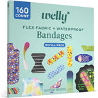 Welly Bandage Large Refill Pack | Adhesive Flexible Fabric, Glow-in-The-Dark & - Image 5