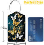 2 Pack Butterflies Luggage Tags - Image 2