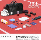 Leather Sports Gym Tote Bag - Image 4