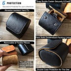 Longjet Watch Roll Travel Case for Men Portable Watches Organizer Box - Image 5