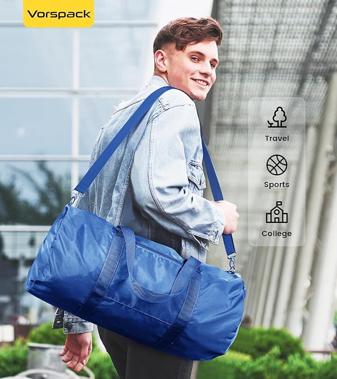 Vorspack Duffel Bag 20-24-28 Inches Foldable Gym Bag - Image 5