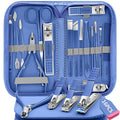 Manicure Set 16Pcs Nail Clippers Set Manicure Kit Professional Stainless Steel by BLESWIN