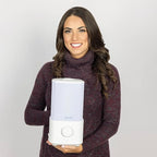 BlueHills Premium 2300 ML XL Large Essential Oil Diffuser Humidifier Combo for Large Room Home Huge Coverage Area 2 Liter Extra Big Capacity Huge Diffuser with Décor LED Lights Square White - L001
