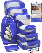ALL INCLUDED 10 Set Durable Packing Cubes by OlarHike
