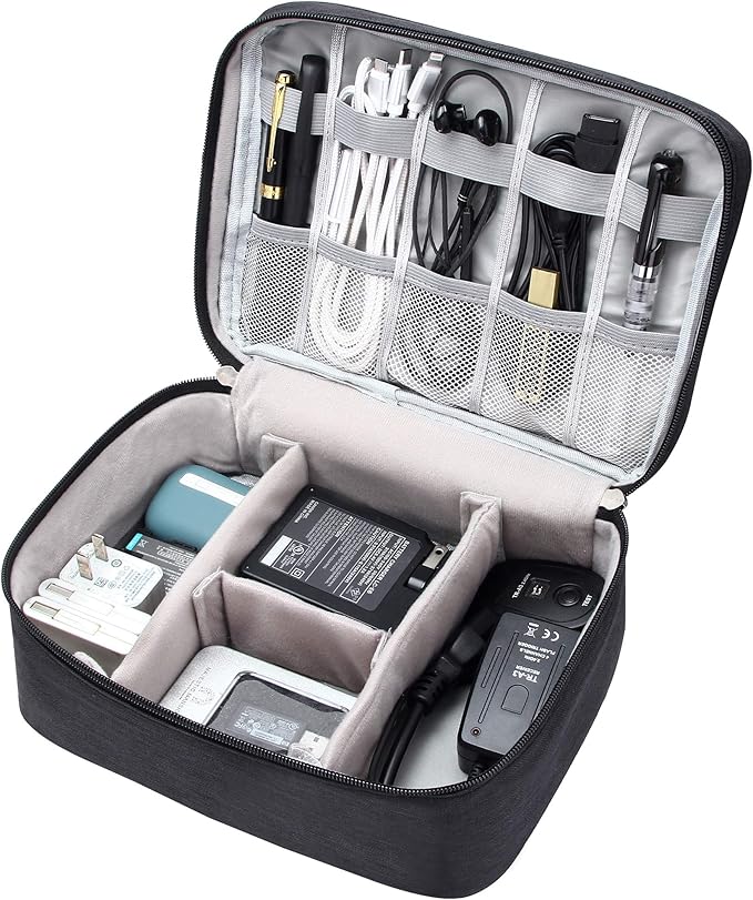 VOCUS Electronics Organizer Travel Cable Organizer Bag - Image 2