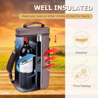 Tirrinia 2 Bottle Wine Gift Tote Carrier - Image 4