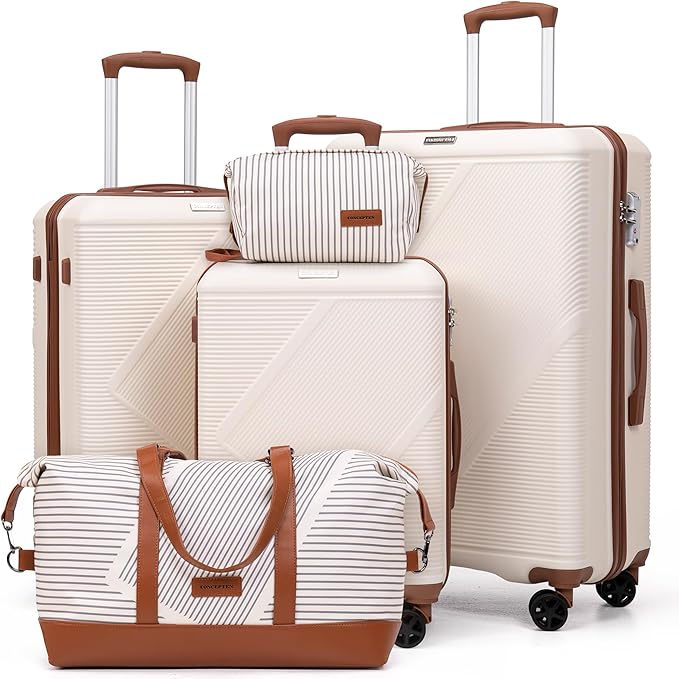 Luggage Sets 5 Piece, Suitcases by CONCEPTEN