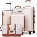 Luggage Sets 5 Piece, Suitcases by CONCEPTEN