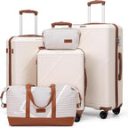Luggage Sets 5 Piece, Suitcases by CONCEPTEN
