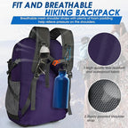 IGOLUMON Hiking Backpack 40L Packable Lightweight Camping Backpack Men Women - Image 4