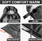 Sleeping Bags for Adults Cold Weather, Waterproof, Lightweight Camping Sleeping - Image 6