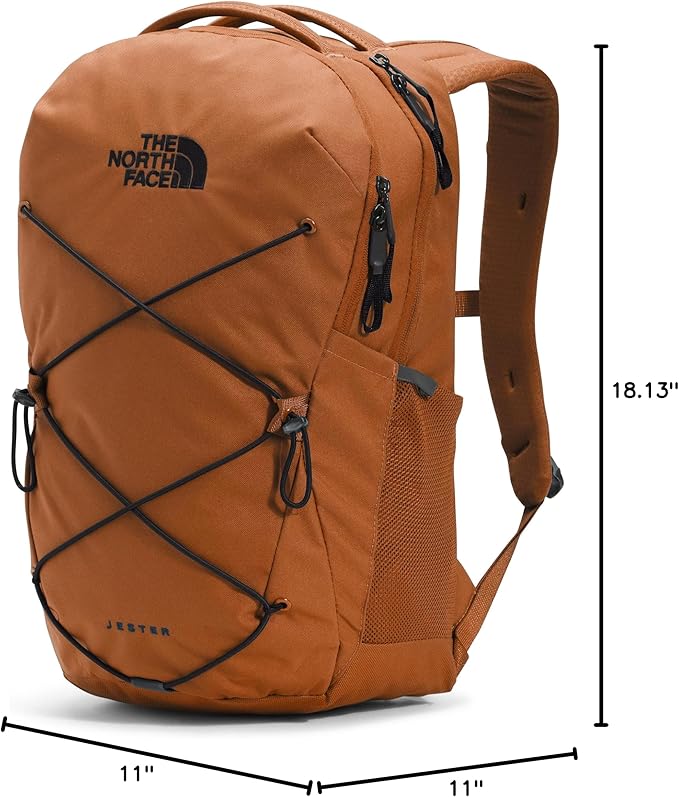 The North Face Jester Everyday Laptop Backpack, Leather Brown/Tnf Black - Image 7