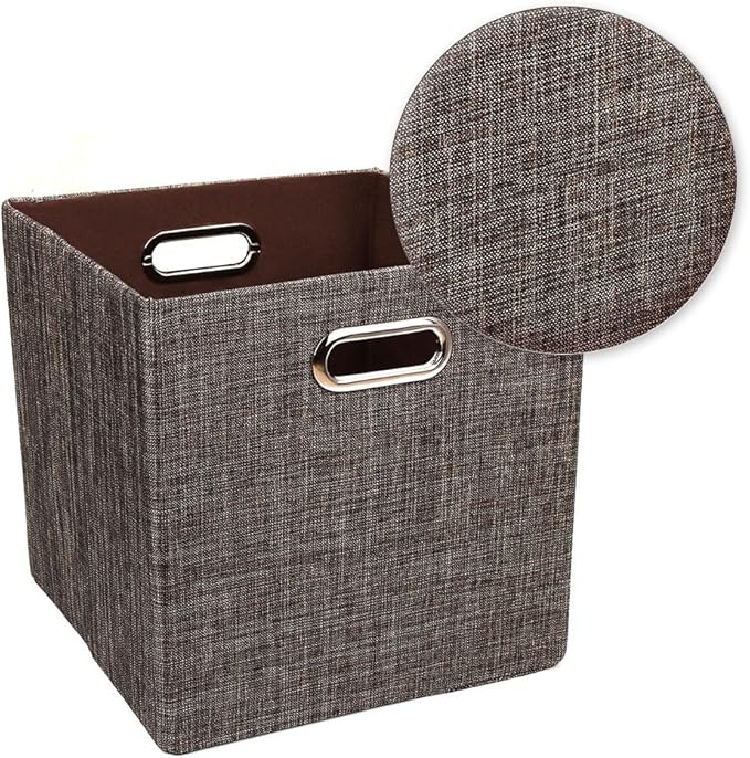 Storage Bins Cube Containers Boxes, Thick and Heavy Duty Fabric Drawers - Image 3
