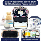 Diaper Bag Backpack Waterproof Baby Bag Large Capacity Multifunction Nappy Bags - Image 3