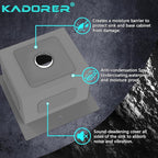 15 x 15 Inch Drop In Bar Sink, Small Kitchen Sink Single Bowl Topmount Bar Prep - Image 6