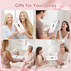 Infrared Thermal Brush 1.65”, 100M Negative Ions 2-in-1 Curling & Straightening Round Brush, 6 Heat Settings, Dual Voltage Styler, Lightweight & Quiet, Auto Shut-Off, Elegant Gift Box for Women