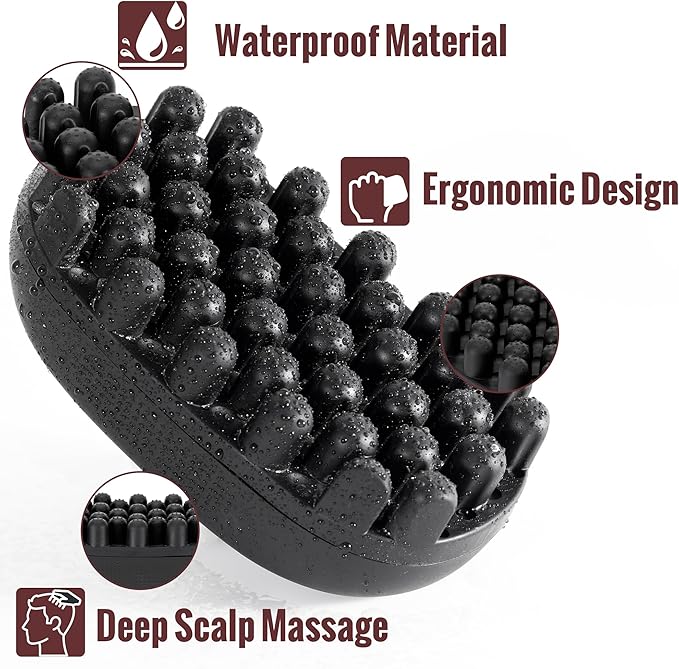 Belongtous Premium Twist Hair Sponge Brush, Twist Styler Comb Set for Men & Women, Metal Brush Pick and Twist Comb for Afro, Curly, Coiled, Short Hair