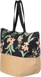 Roxy Women's Beach Tote Bag | Travel | Vacation | Straw | Lightweight | - Image 4