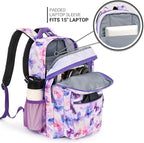 ZORFIN 26L Backpack for College, and Travel: Water Resistant Bookbag - Image 4