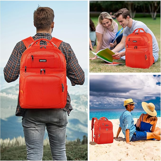 Insulated Cooler Backpack, Double Deck Leakproof Cooler Bag, Insulated Backpack - Image 7
