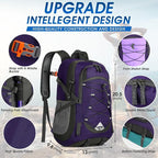 IGOLUMON Hiking Backpack 40L Packable Lightweight Camping Backpack Men Women - Image 2