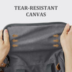 Gonex Canvas Duffle Bag for Travel 50L Expandable Duffel Weekend Overnight Bag - Image 2