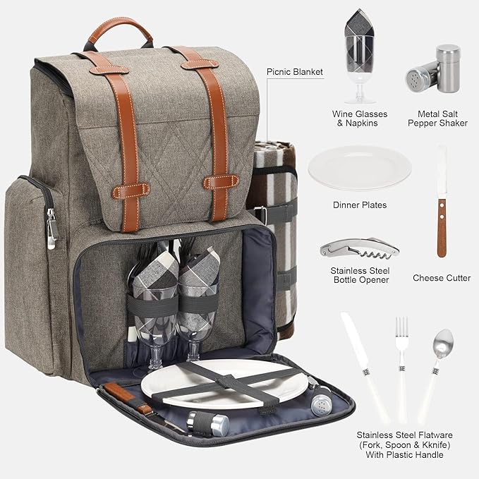 Picnic Backpack for 2 Person - Image 4