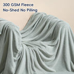PHF Ultra Soft Fleece Blanket Queen Size, No Shed No Pilling Luxury Plush Cozy - Image 3