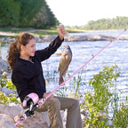 ODDSPRO Kids Fishing Pole Pink, Portable Telescopic Fishing Rod and Reel Combo - Image 6