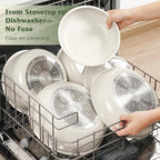 18 Pcs Pots and Pans Set Non Stick, Cookware Sets - Image 8