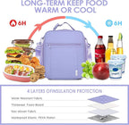 NOL Nylon Waterproof Kids Lunch Bag, Insulated Lunch Bag, Lunch box Cooler - Image 4