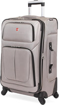 SwissGear Sion Softside Expandable Luggage, Checked-Medium 25-Inch by SwissGear