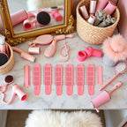 5Pcs Pink Volumizing Hair Root Clip Natural Fluffy Hair Root Clip, Volume Hair Curler Clip Diy Curler Fluffy Clamps Rollers Hair, Hair Rollers, Styling Tools and Appliances for Women