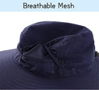 Connectyle Sun Hat for Men Women Outdoor UV Protection Safari Hat for Fishing - Image 5