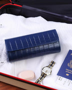 MR.OKAY 3 Watch Travel Case- Classic Leather Watch Case - Image 8