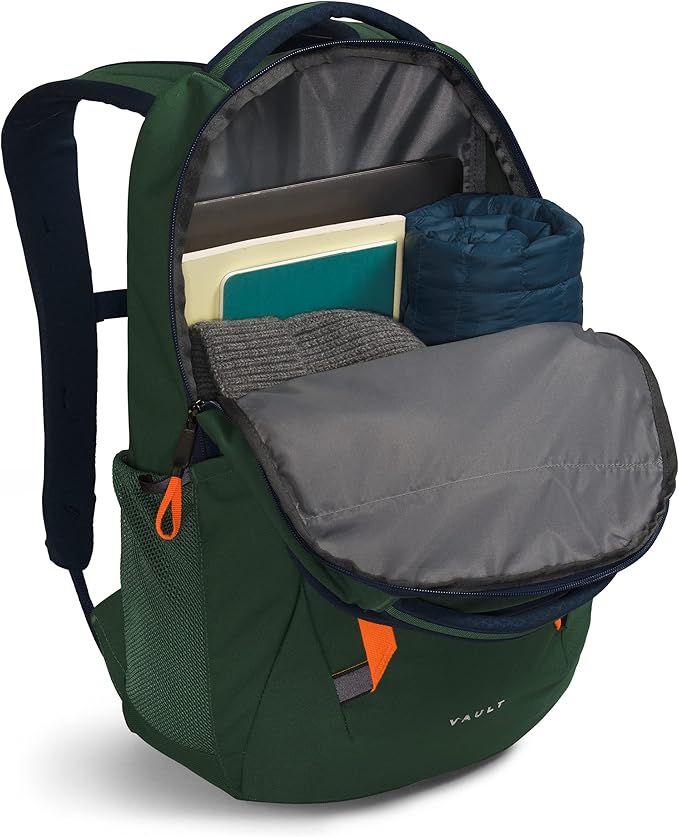 The North Face Vault Everyday Laptop Backpack, Pine Needle/Summit Navy/Power - Image 4