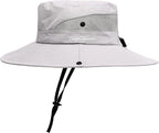 Womens Summer Sun Hat Beach Hat Wide Brim Outdoor UV Protection Hat Foldable by AEFSHAN