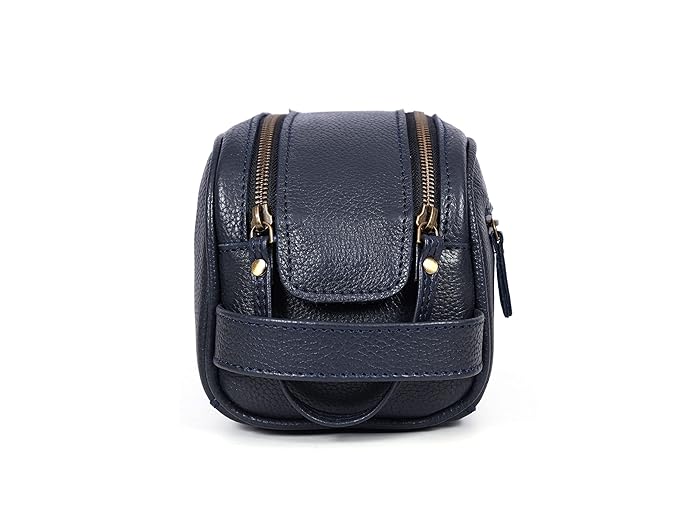 10" Premium Leather Toiletry Travel Pouch - Image 8
