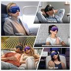 Eye Masks for Sleep Light Blocking: Lightweight 3D Contoured Eye Mask for Lash - Image 8
