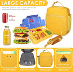 NOL Nylon Waterproof Kids Lunch Bag, Insulated Lunch Bag, Lunch box Cooler - Image 3