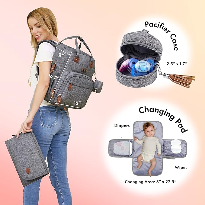 Dikaslon Diaper Bag Backpack - Image 2