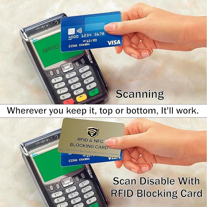 SaiTech IT 20 Pack RFID Cards One Card Protects Entire Wallet Purse - Image 6